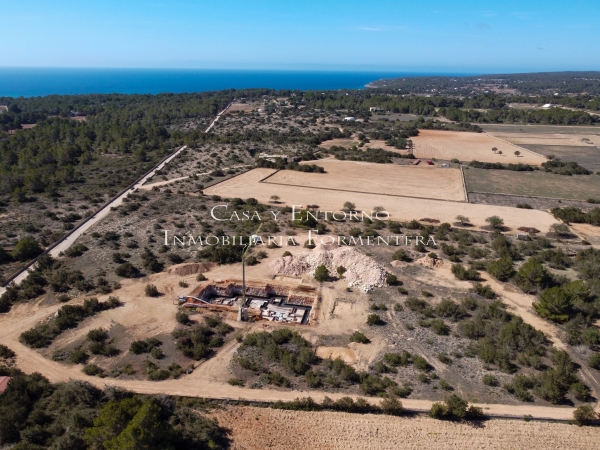 Terreno in costruzione a Mal Pas, Formentera